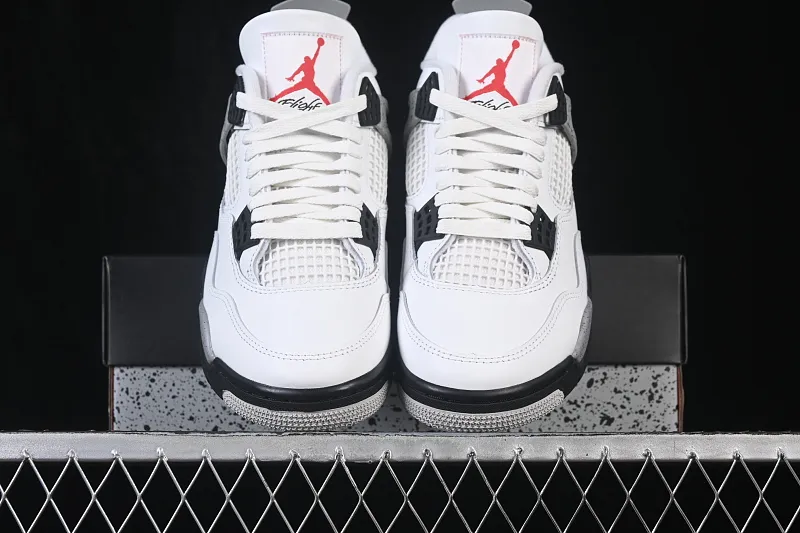 All categories Air Jordan Jordan series basketball shoes Air Jordan 4 LJR version Air Jordan 4 Retro "White Cement" AJ4 Joe 4 new white cement FV5029-100